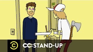 Comedy Central ReAnimated  Steve Rannazzisi  Ordering A Pizza [upl. by Hiasi]