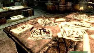 Skyrim  Make Copy of the Inscription and Activate Calcelmos Stone [upl. by Wobniar]