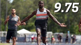 Trayvon Bromell INCREDIBLE SEASON OPENER in the 100m [upl. by Noet]