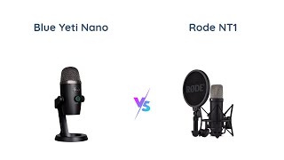 Logitech Yeti Nano vs Rode NT1 5th Which Mic Should You Choose [upl. by Salkin]