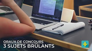 3 sujets dactualité pour les oraux de concours [upl. by Yared817]