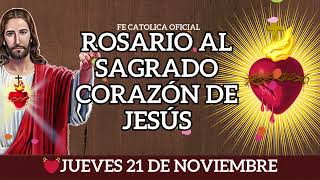 ✅ROSARIO AL SAGRADO CORAZÓN DE JESÚS INMACULADO CORAZÓN DE MARÍA JUEVES 21 DE NOVIEMBRE DE 2024 [upl. by Bush308]