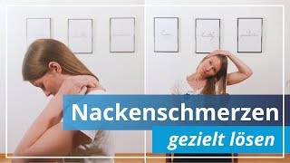 Nackenschmerzen lösen  5 Übungen für sofortige Entspannung [upl. by Perrie]