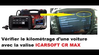 Vérifier le kilométrage dune voiture avec ICARSOFT CR MAX [upl. by Yecad]