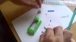 DIY  Alerones o espoilers para hot Wheels hazlo tu mismo [upl. by Ailadgim]