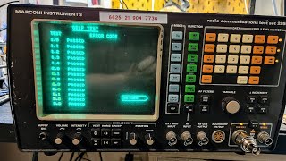 Marconi 2955 Test Set Demo and PLL Repair [upl. by Smada328]