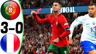 Portugal vs France 30  All Goals and Highlights  2024 🔥 RONALDO [upl. by Alidus]