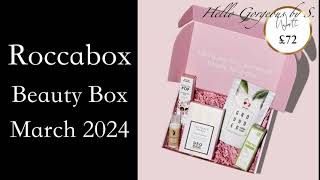 SPOILERS Roccabox March 2024 Beauty Box FULLREVEAL [upl. by Hellene]