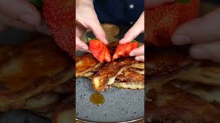 Bacon pancakes with strawberries – perfect fusion of sweet and savory [upl. by Brookes]