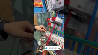 control panel wiring connection diagram electrician mcbboxviralvideo electricidea [upl. by Kiryt]