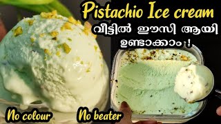 😋ഇത്ര എളുപ്പം ആയിരുന്നോ കടയിലെ Pista ice cream ഉണ്ടാക്കാൻ  pistachio Ice cream pista ice cream [upl. by Amle]