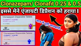 clonazepam tablets ip 05 mg uses in hindi clonafit 050 md kis kaam aati haiclonafit 025md hindi [upl. by Imeaj234]