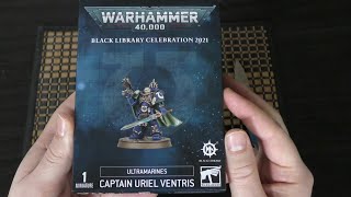 Captain Uriel Ventris  Unboxing WH40K [upl. by Analim]