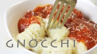 3Ingredient Potato Gnocchi Pasta Recipe 뇨끼 만들기 [upl. by Eintirb402]