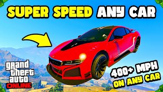 The CRAZIEST SPEED GLITCH Ever in GTA 5 ONLINE Over 300 MPH SPEED GLITCH [upl. by Ahsieken72]