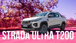 Fiat Strada Ultra T200  Melhor 10 Turbo [upl. by Eicyak]