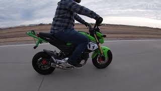 Testing out the Vance amp Hines hooligan Grom exhaust [upl. by Welford]