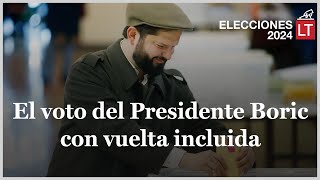 Así fue el voto del Presidente Boric [upl. by Mientao]