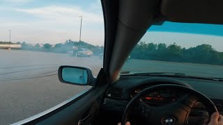 E46 welded diff drifting POV my first welded diff experience [upl. by Hniht]