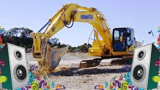 Excavator Song For Kids  Diggers Construction Vehicles Music Video for Children [upl. by Caye880]