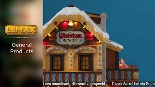 Lemax 15735 Winterhaus Resort [upl. by Airtemed]