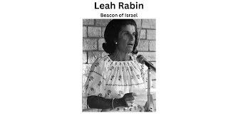 Leah Rabin The Beacon of Israel [upl. by Harrak]