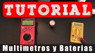 Como medir voltaje de una bateria con un multimetro en español [upl. by Scribner575]