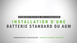 Installation d’une batterie standard ou AGM  Installing a standard AGM battery [upl. by Guevara816]