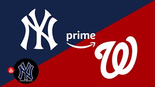 New York Yankees Vs Washington Nationals Live Scoreboard Watch 82824 AMZPV [upl. by Ilera884]