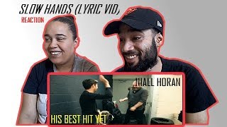 NIALL HORAN  SLOW HANDS LYRIC VIDEO  REACTION [upl. by Sagerman]