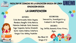 LA GAMIFICACIÓN EN LA EDUCACIÓN [upl. by Letty]