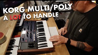 KORG MULTIPOLY  Impressive synth with a learning curve [upl. by Verlee]