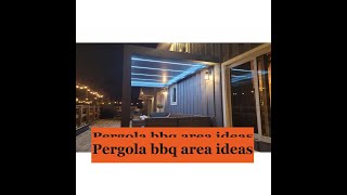 how to pergola bbq area ideas in 22 seconds aluminiupergola suncpergola pergolabbqideas sunc [upl. by Nanis132]