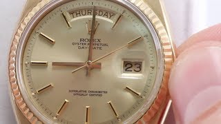 How to Set Day amp Date on Your Rolex Watch [upl. by Svetlana865]