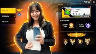 Free Fire New Update LIVE Rank Push To GrandMaster 😍 Sooneeta is LIVE FF LIVE freefire live [upl. by Eduam61]