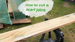 HOW TO CUT A SCARF JOINT [upl. by Wandy]