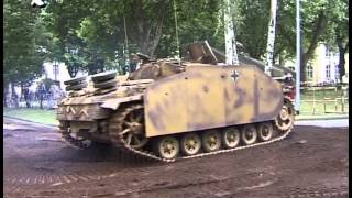 Sturmgeschütz StuG III Assault Tank in Fahrt an der WTS Koblenz [upl. by Elita]