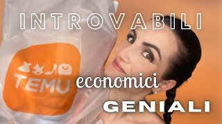 GENIALI INTROVABILI ECONOMICI  La mia esperienza con TEMU [upl. by Eustatius194]