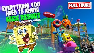 EVERYTHING You Need To Know About The Nickelodeon Resort in Riviera Maya Mexico FULL TOUR 2022 [upl. by Yrogreg]