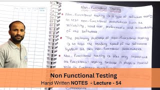 What is Non Functional Testing  Software Engineering in Hindi  Lecture 54 [upl. by Knoll]