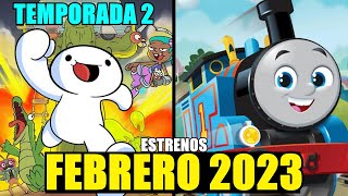 PRÓXIMAS PELÍCULAS ANIMADAS Y CARICATURAS QUE SE ESTRENAN EN FEBRERO 2023 [upl. by Elkraps911]