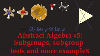 Abstract Algebra 5 Subgroups subgroup tests and some properties of groups [upl. by Evilc]