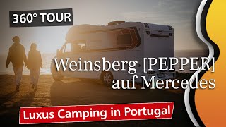 WEINSBERG PEPPER SUITE 2022 Mercedes Benz  Luxus Camping mit dem neuen Mercedes Wohnmobil  Spezial [upl. by Rudyard]