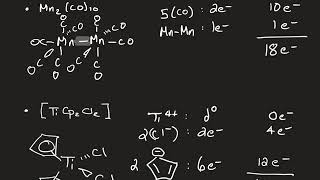 Organometallic Chemistry Basics I The 18 Electron Rule [upl. by Reifinnej245]