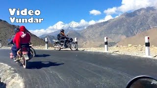 Street Scene  Muktinath Sadak  after black topping  Kagbeni to MuktinathMoostang [upl. by Hauger]