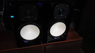 Speaker onkyo D325 test peak 70 WATTS RMS vintage audio crazy Eugène [upl. by Knowling]