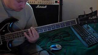 1969 Hagstrom bass Hysteria by Muse [upl. by Rramo429]