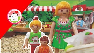 Kinderfilm deutsch Playmobil  Auf dem Wochenmarkt  Familie Hauser Kinder Spielzeug Filme [upl. by Forster]