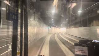 The OBahn Busway Tunnel  Adelaide Metro [upl. by Ellimac590]