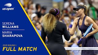 Serena Wlliams vs Maria Sharapova Full Match  2019 US Open Round 1 [upl. by Elokkin179]